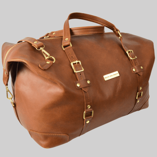 Covet Genuine Leather Duffel - SWISH AND SWANK