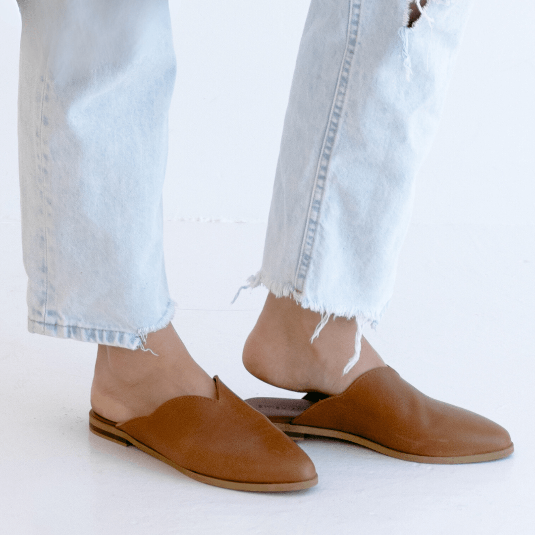 Everyday Leather Mule - SWISH AND SWANK