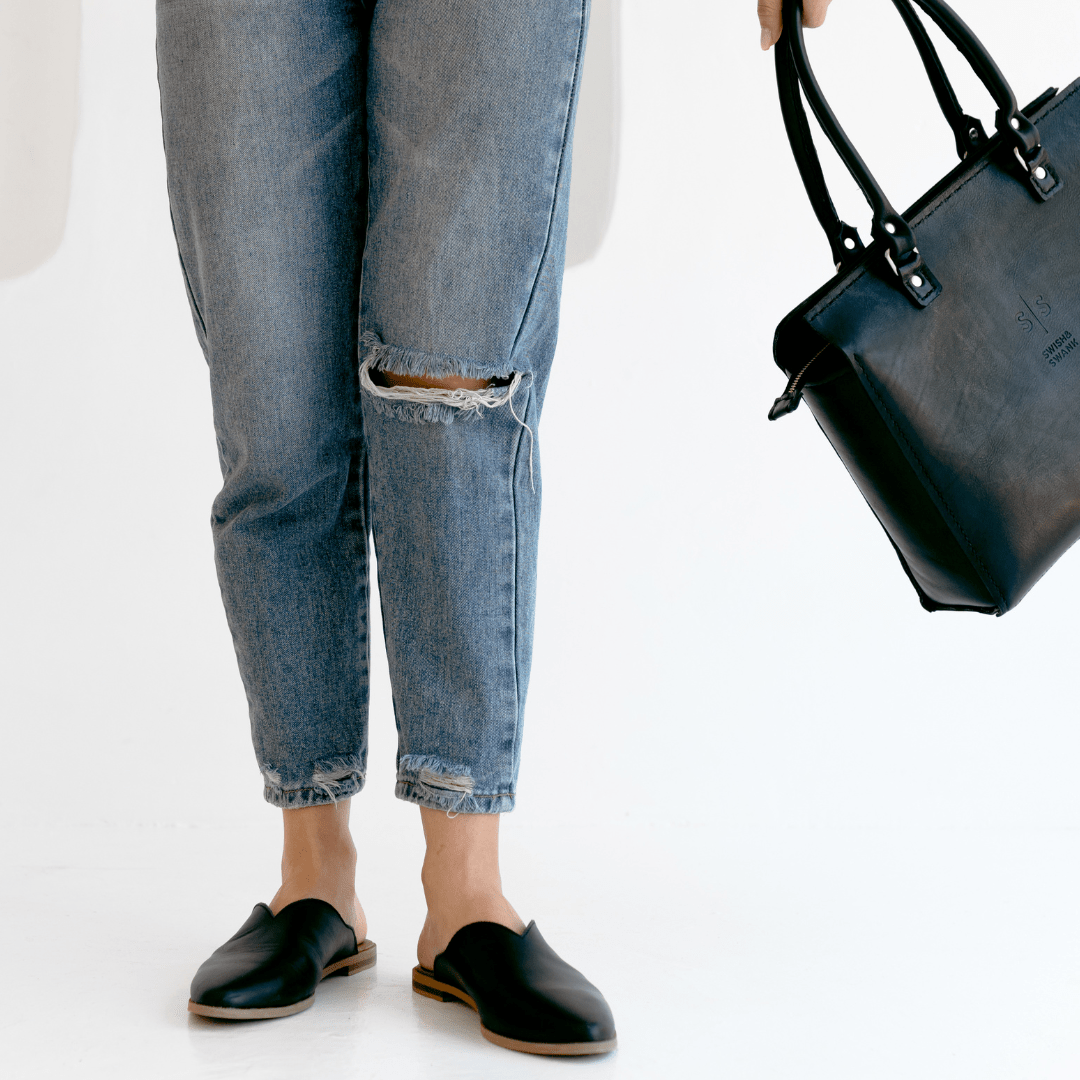 Everyday Leather Mule - SWISH AND SWANK