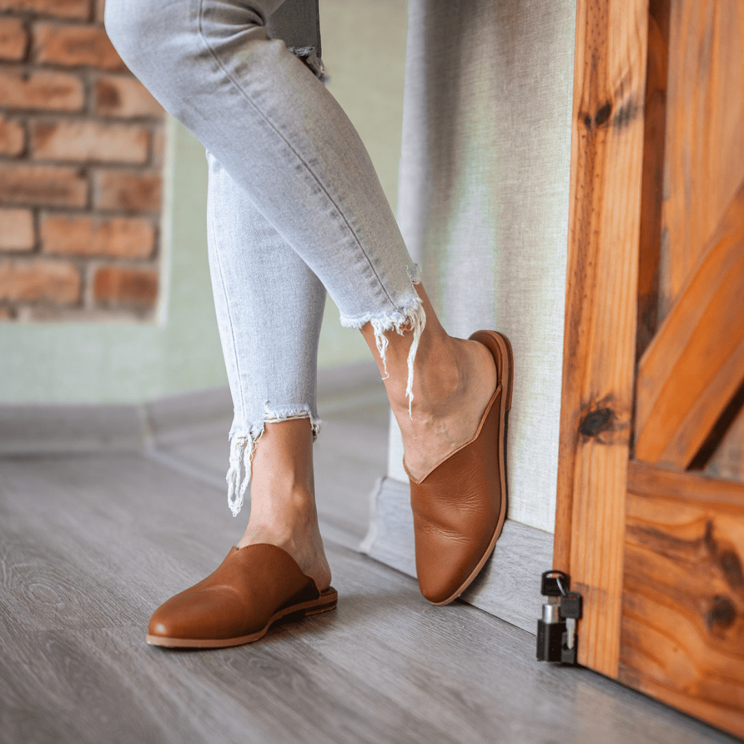 Everyday Leather Mule - SWISH AND SWANK
