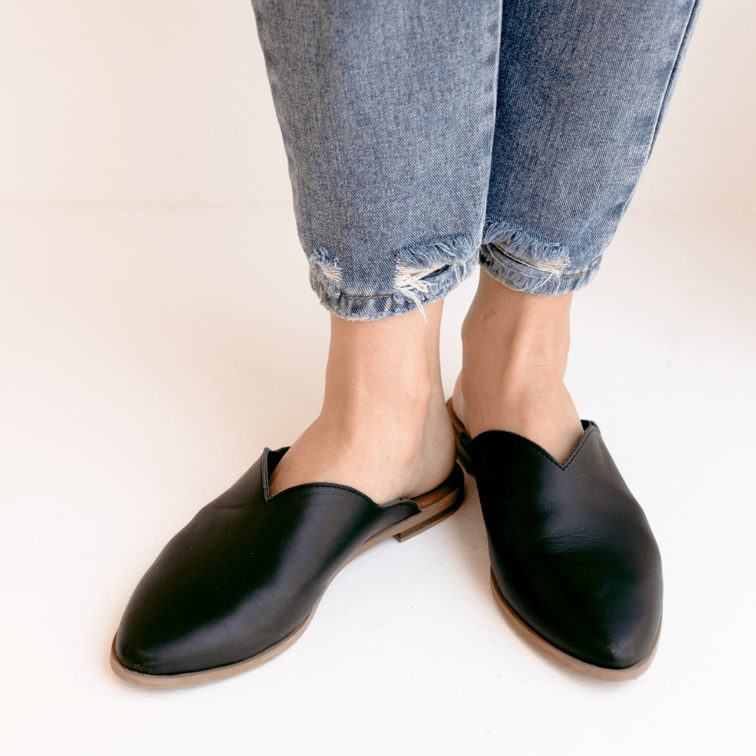 Everyday Leather Mule - SWISH AND SWANK