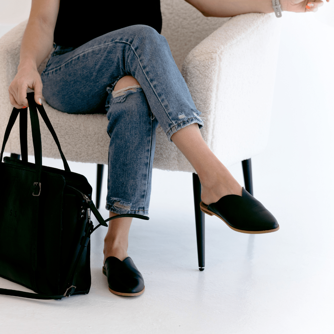 Everyday Leather Mule - SWISH AND SWANK