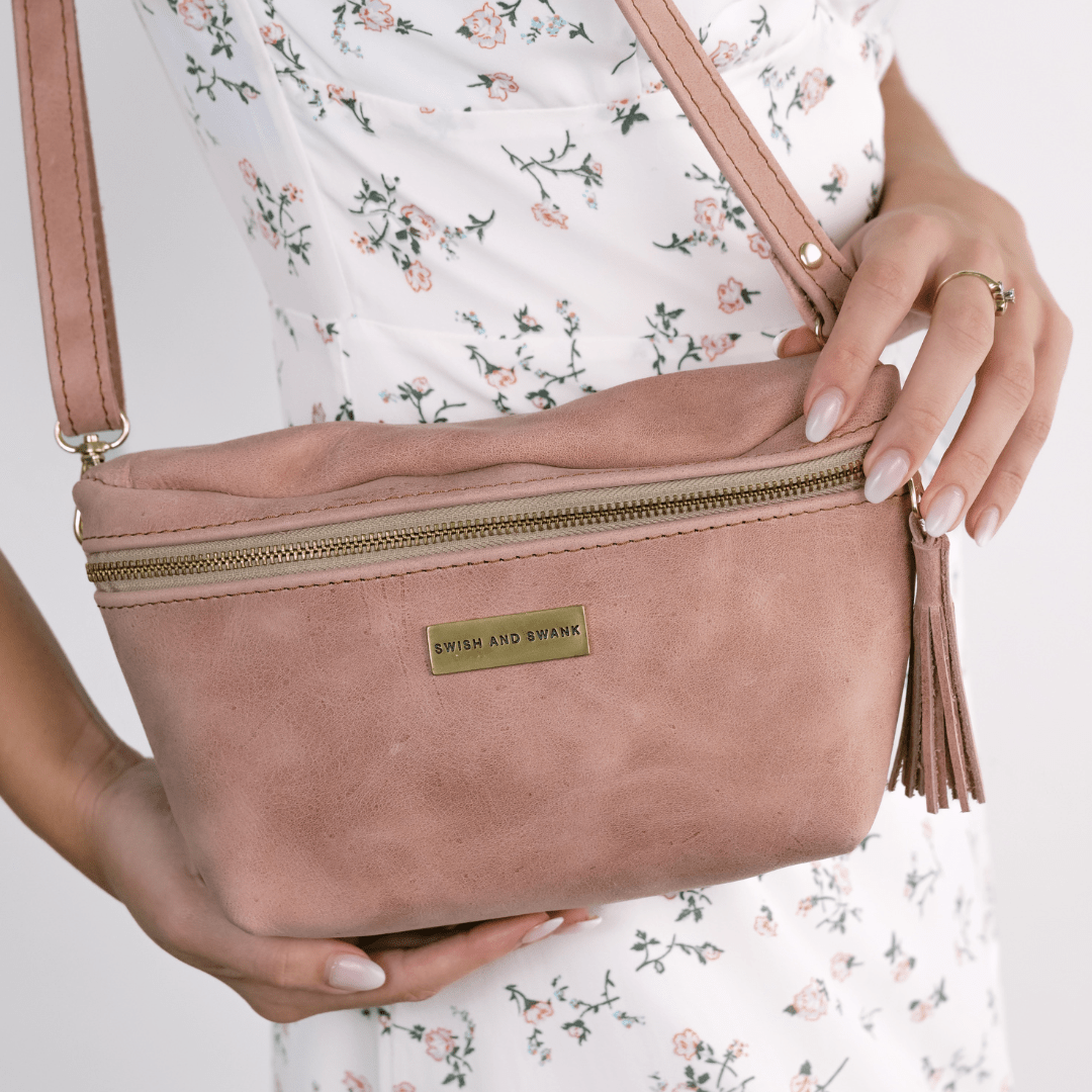 Genuine Leather Belt Bag - SWISH AND SWANK