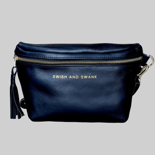 Genuine Leather Belt Bag - SWISH AND SWANK