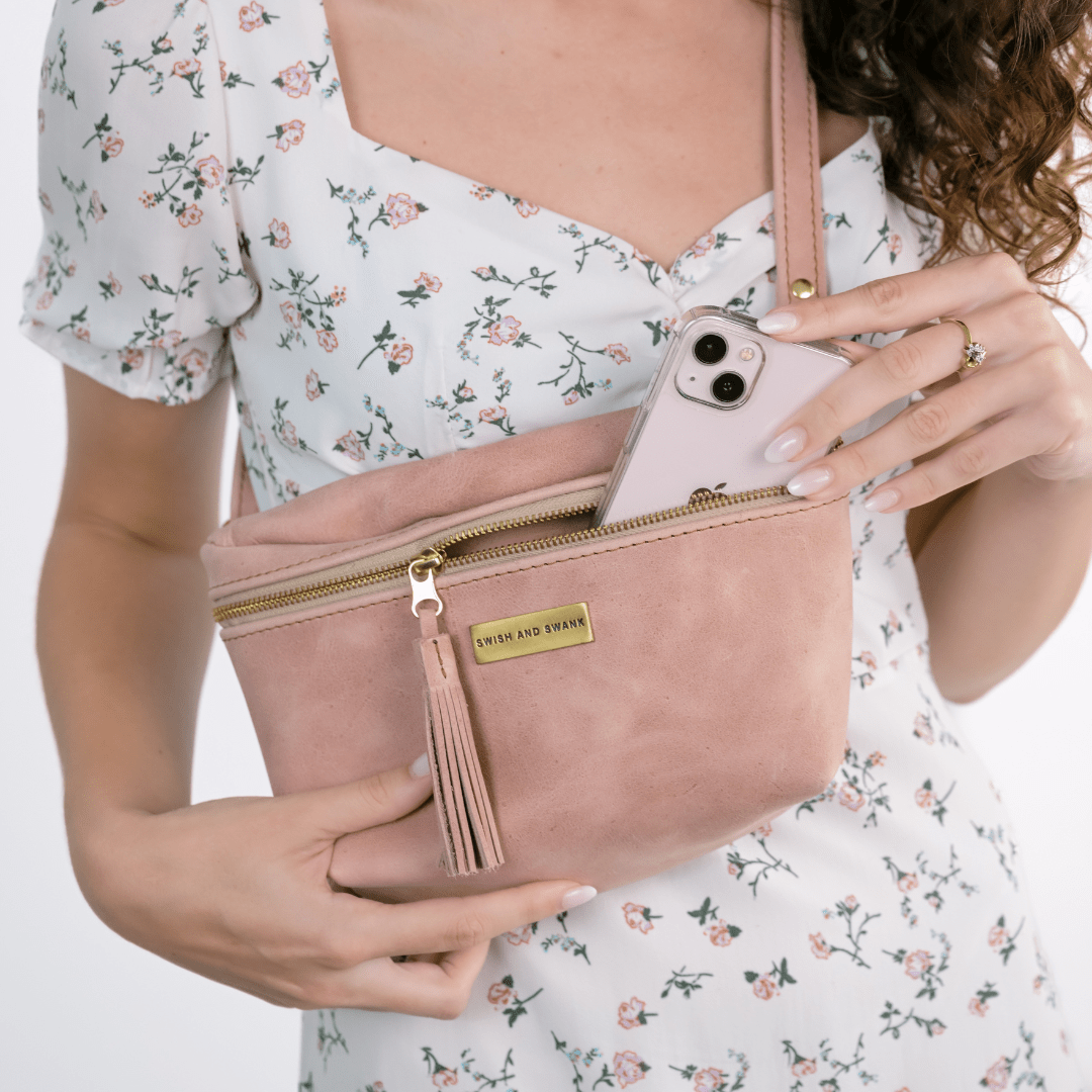 Genuine Leather Belt Bag - SWISH AND SWANK