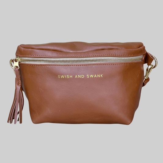 Genuine Leather Belt Bag - SWISH AND SWANK