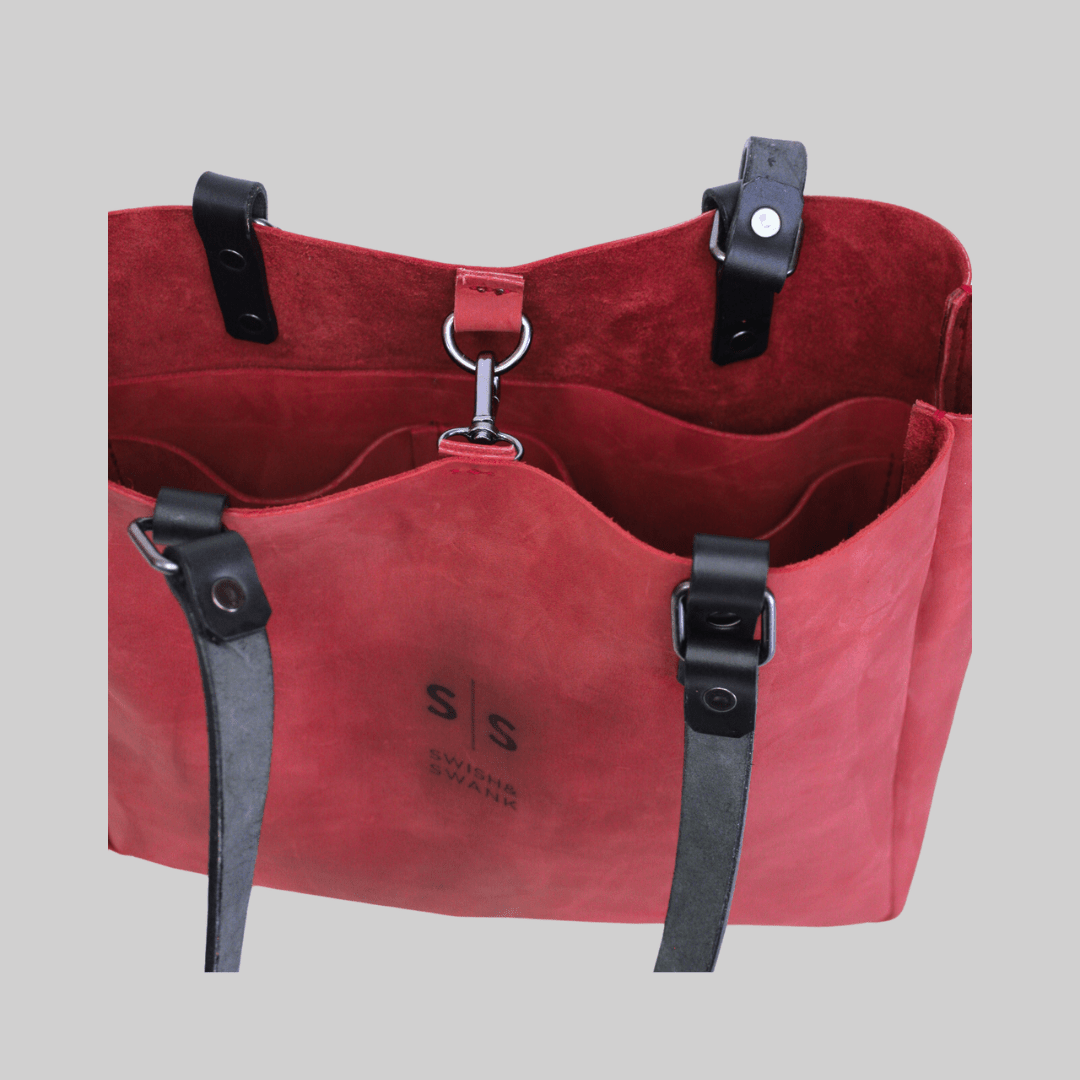 Premium Eve Leather Tote Bag 2.1 - SWISH AND SWANK