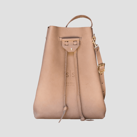 Batseba Bucket Leather Bag - SWISH AND SWANK