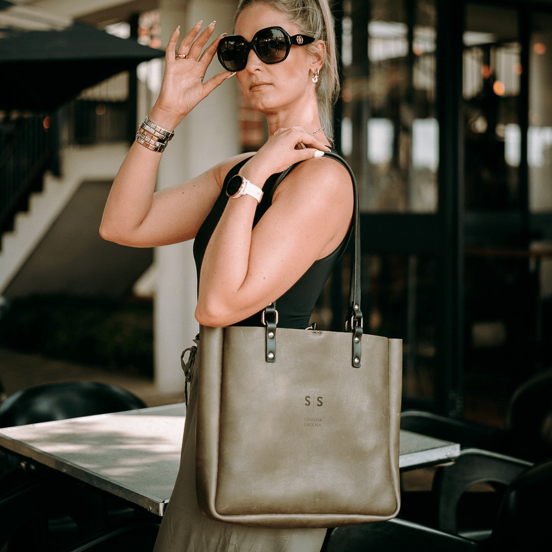 Premium Eve Leather Tote Bag 2.1 - SWISH AND SWANK