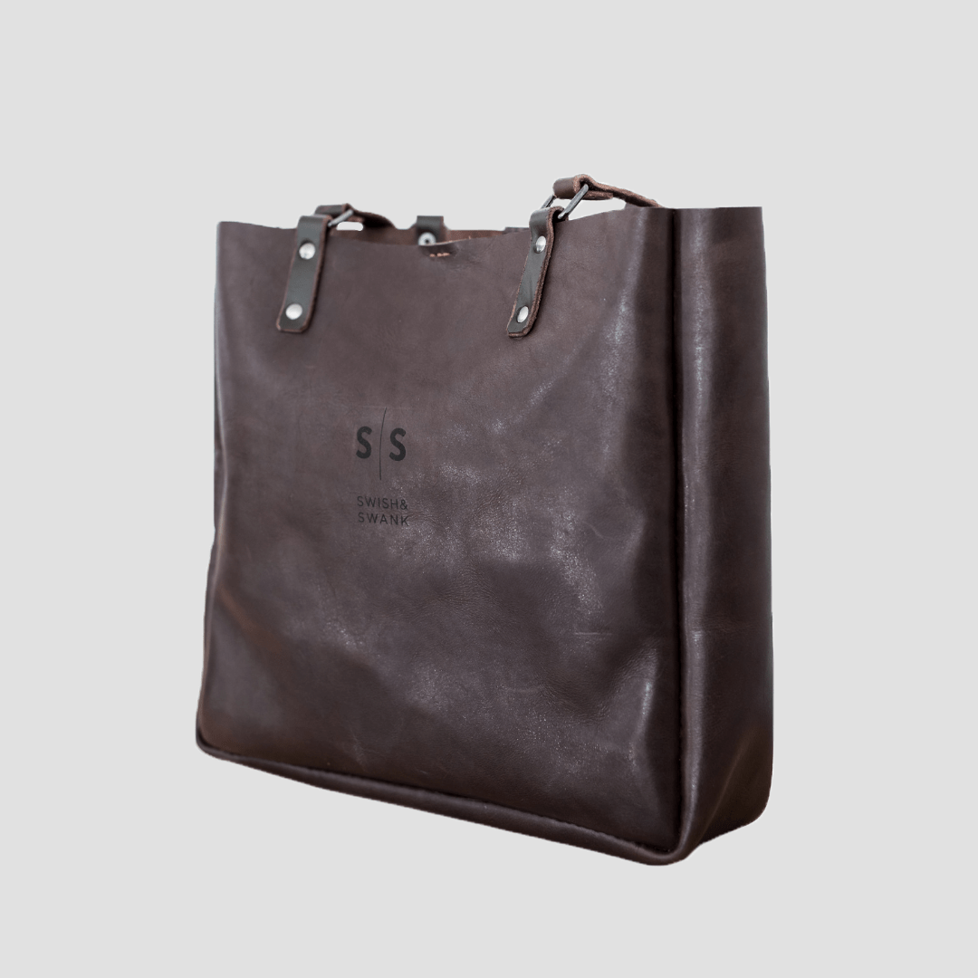 Premium Eve Leather Tote Bag 2.1 - SWISH AND SWANK