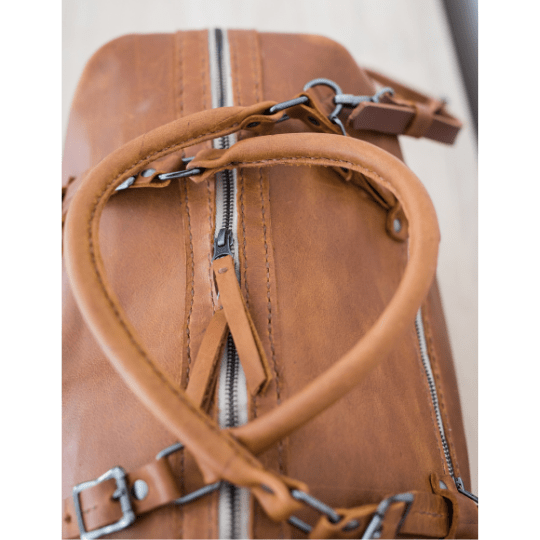 Premium Leather Duffle Bag 2.1 - SWISH AND SWANK