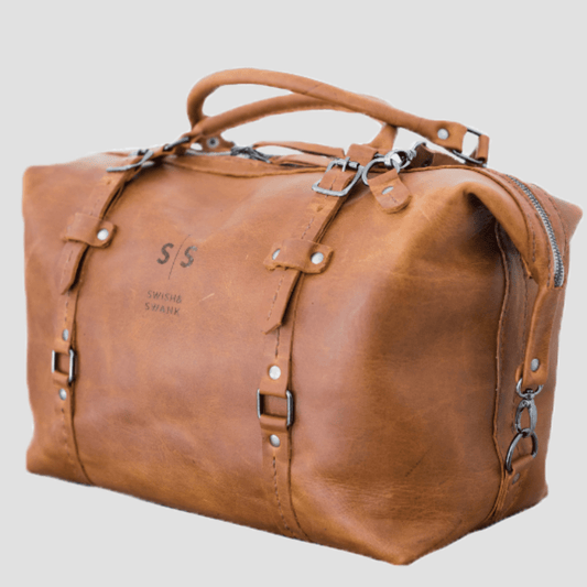 Premium Leather Duffle Bag 2.1 - SWISH AND SWANK