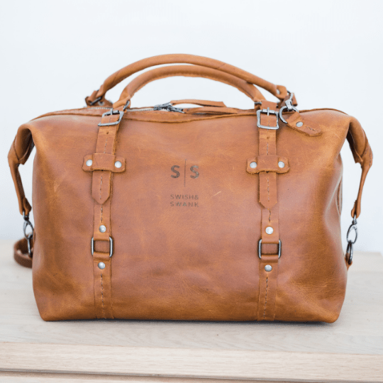 Premium Leather Duffle Bag 2.1 - SWISH AND SWANK