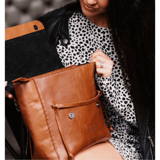 Rebekah Genuine Leather Handbag - SWISH AND SWANK