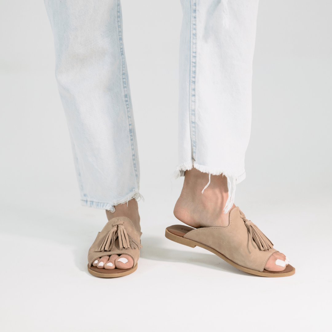 Leather Mules - SWISH AND SWANK