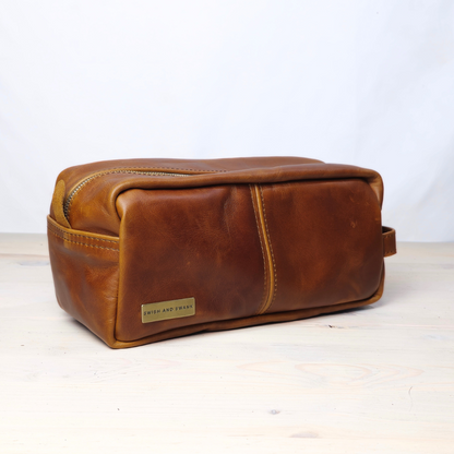 Genuine Leather Belt Bag - Black