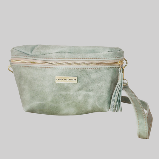 The Leather Belt Bag - Sage Green LIMITED EDITION