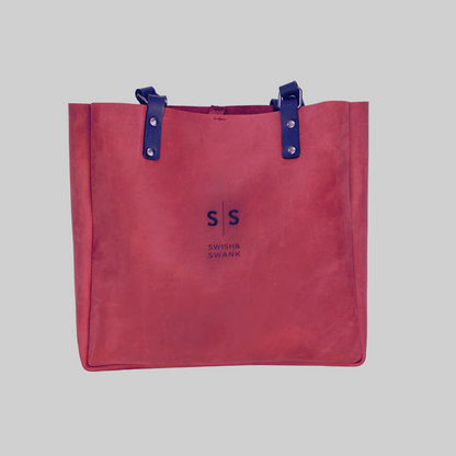 Premium Eve Leather Tote Bag 2.1 - Red Edition