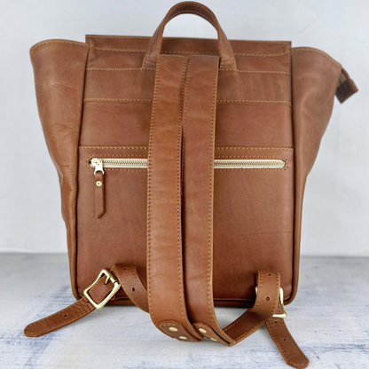The Covet Nappy Backpack - Warm Tan