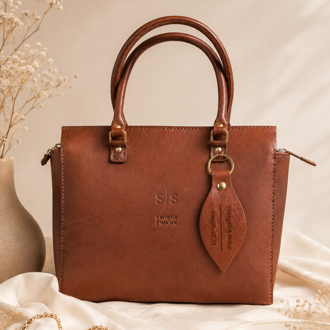 Classic Naomi Leather Handbag