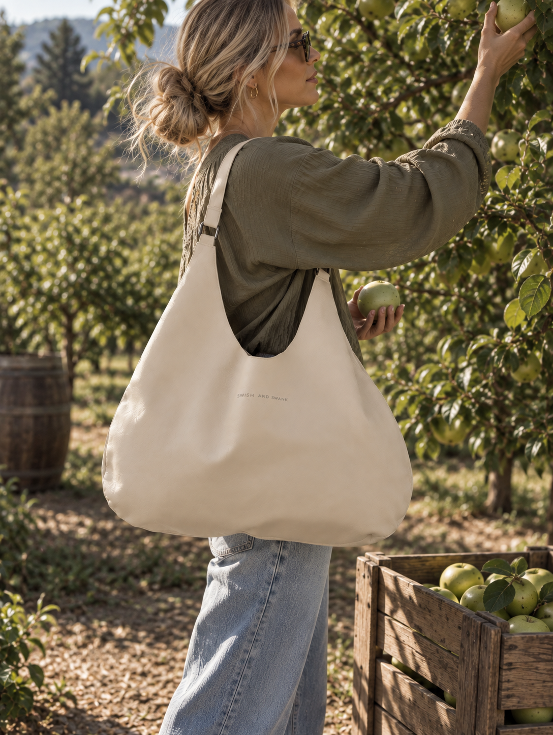 Eden - Slouchy Leather Tote Bag
