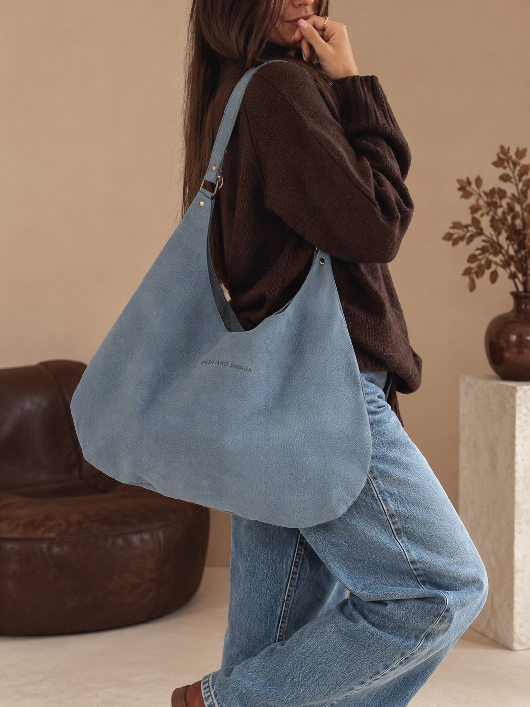 Eden - Slouchy Leather Tote Bag