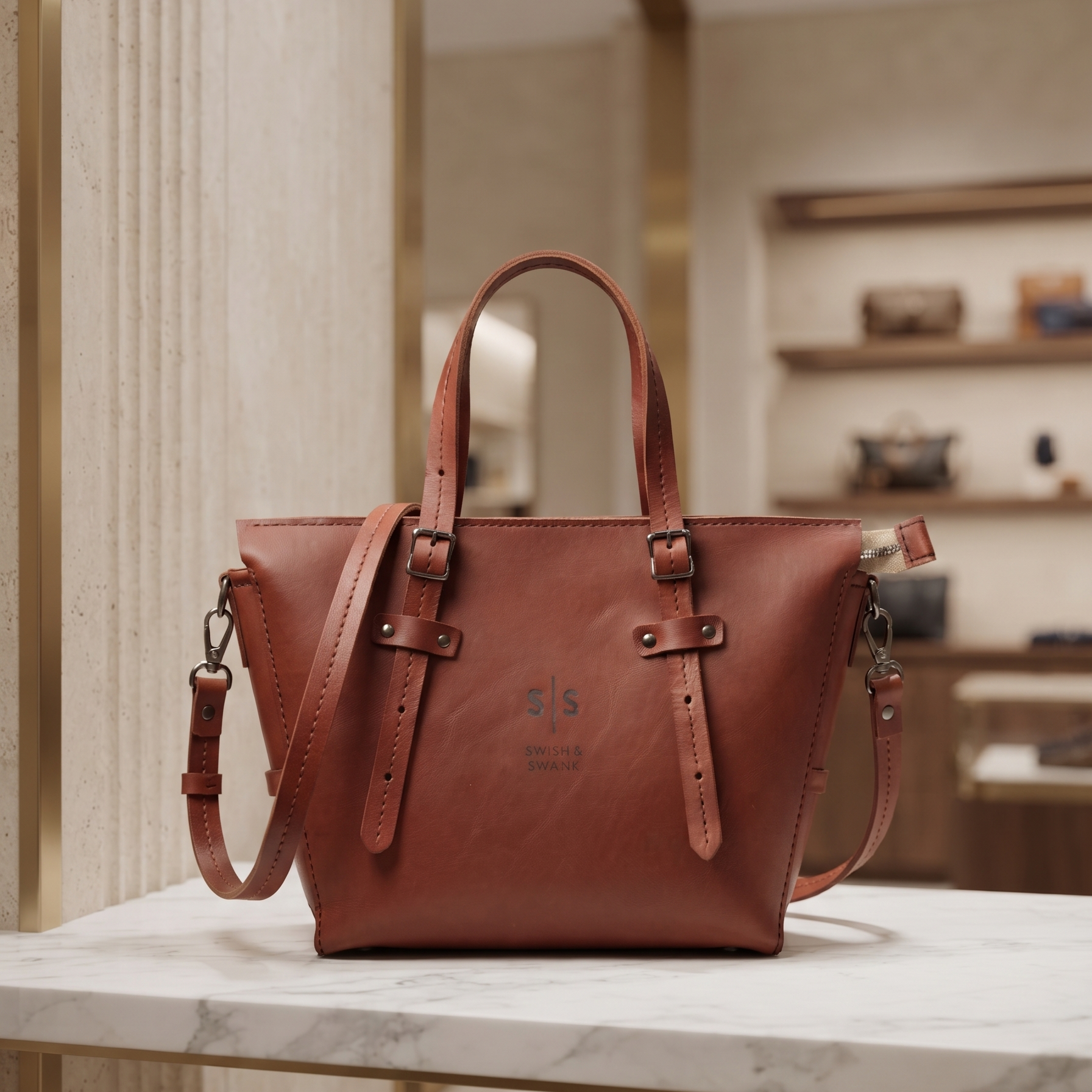 Premium Naomi Leather Handbag 2.1