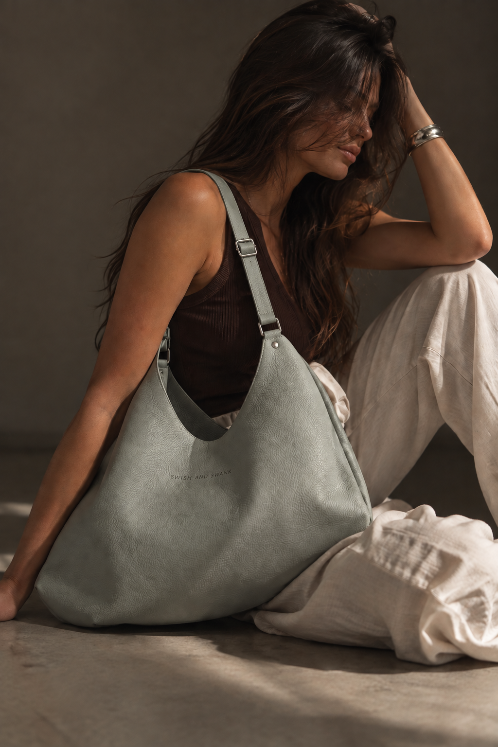 Eden - Slouchy Leather Tote Bag