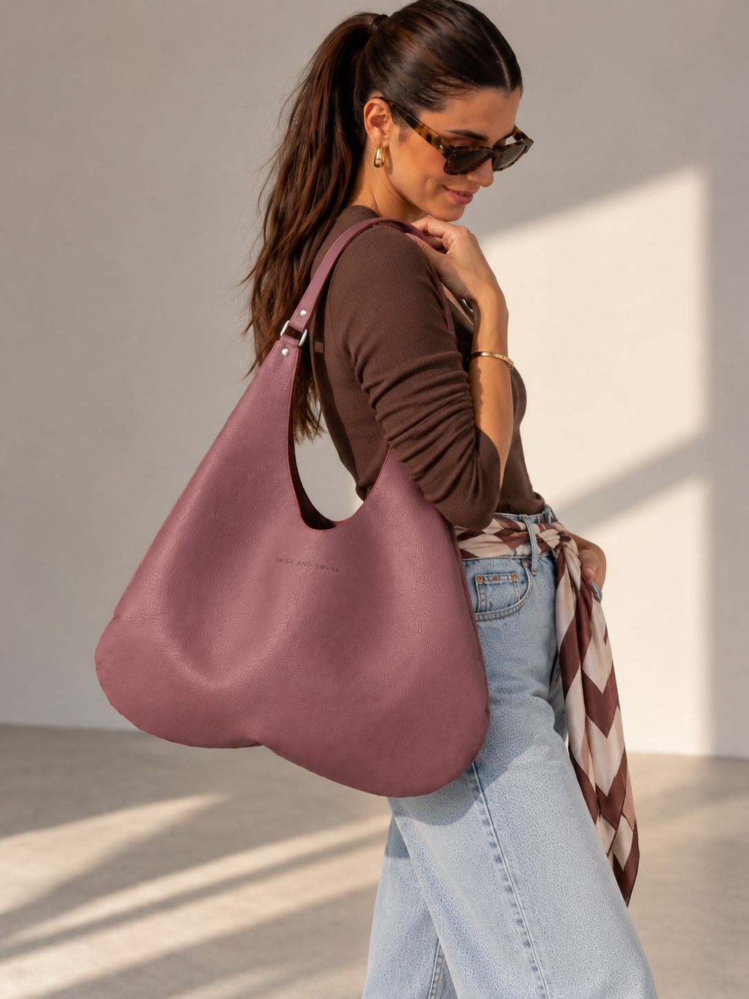 Eden - Slouchy Leather Tote Bag