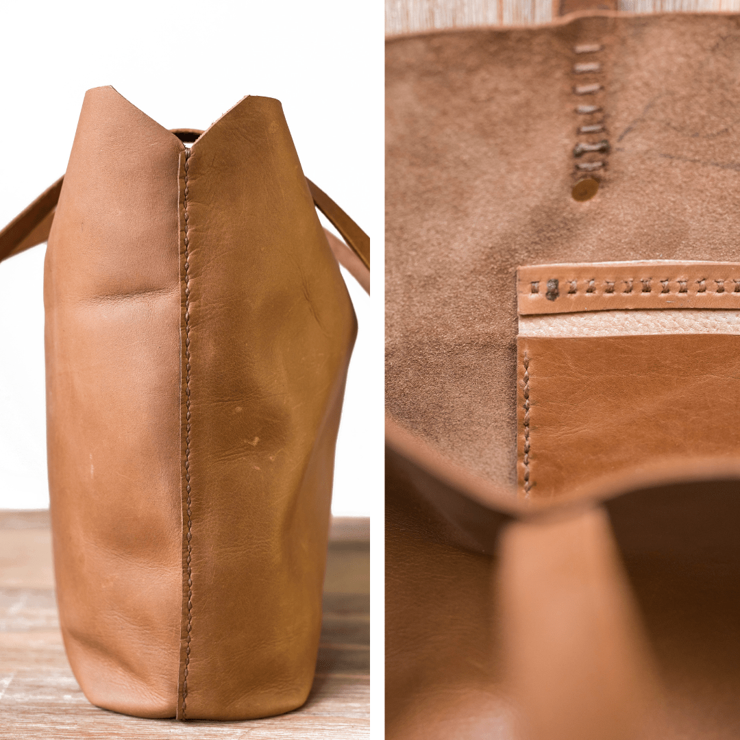 Classic Eve Leather Tote - SWISH AND SWANK