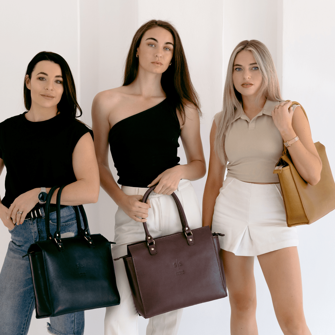 Classic Naomi Leather Handbag - SWISH AND SWANK