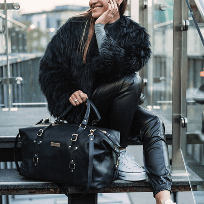 Covet Genuine Leather Duffel - SWISH AND SWANK
