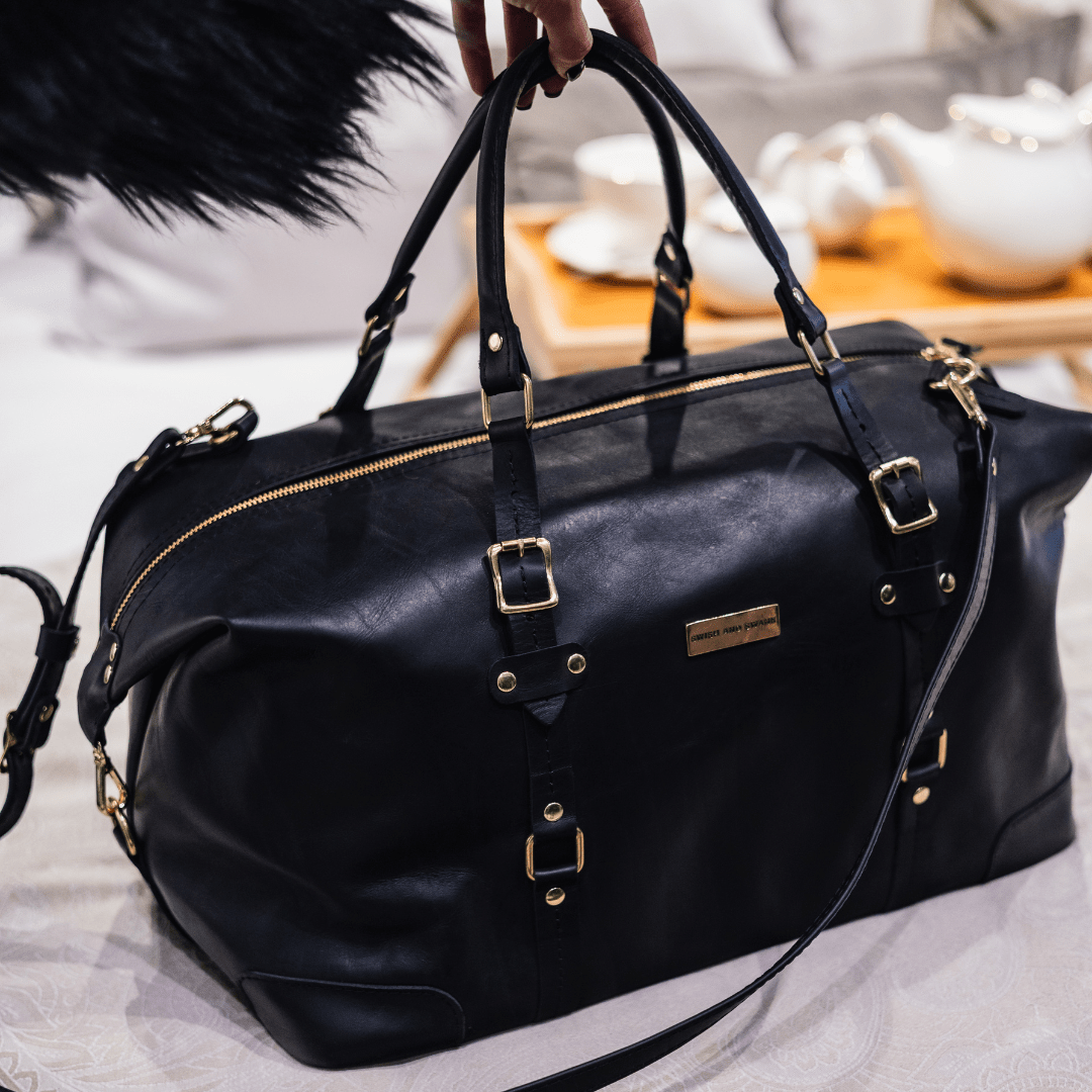 Covet Genuine Leather Duffel - SWISH AND SWANK