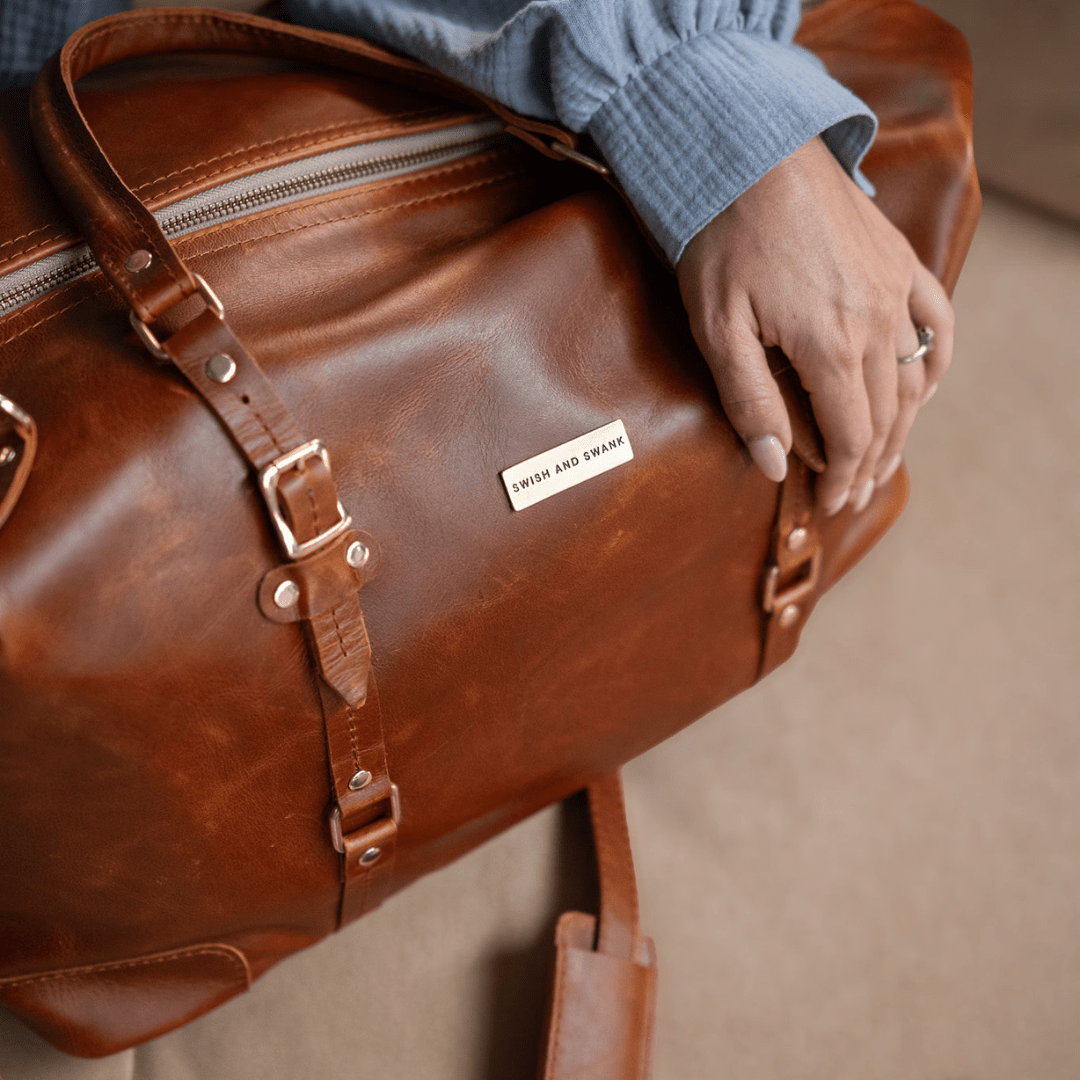 Covet Genuine Leather Duffel - SWISH AND SWANK