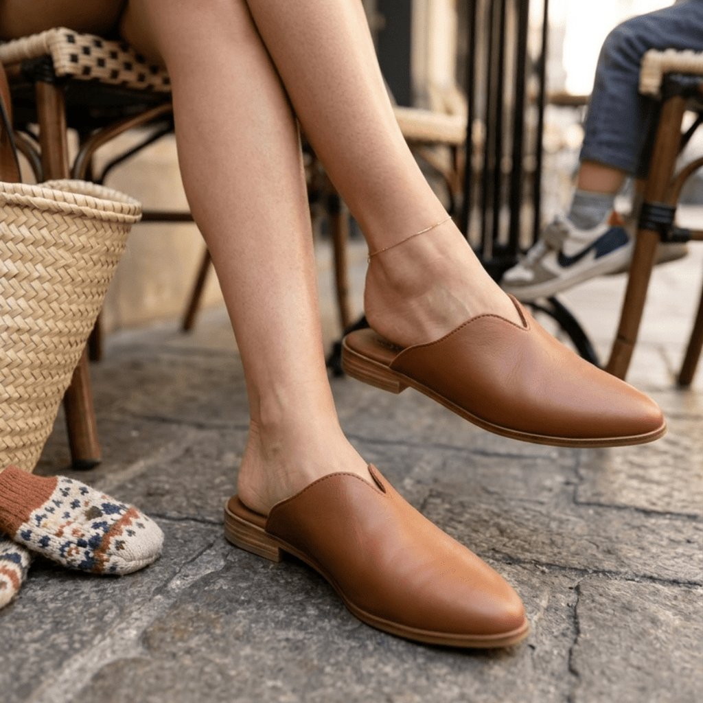 Everyday Leather Mule - SWISH AND SWANK