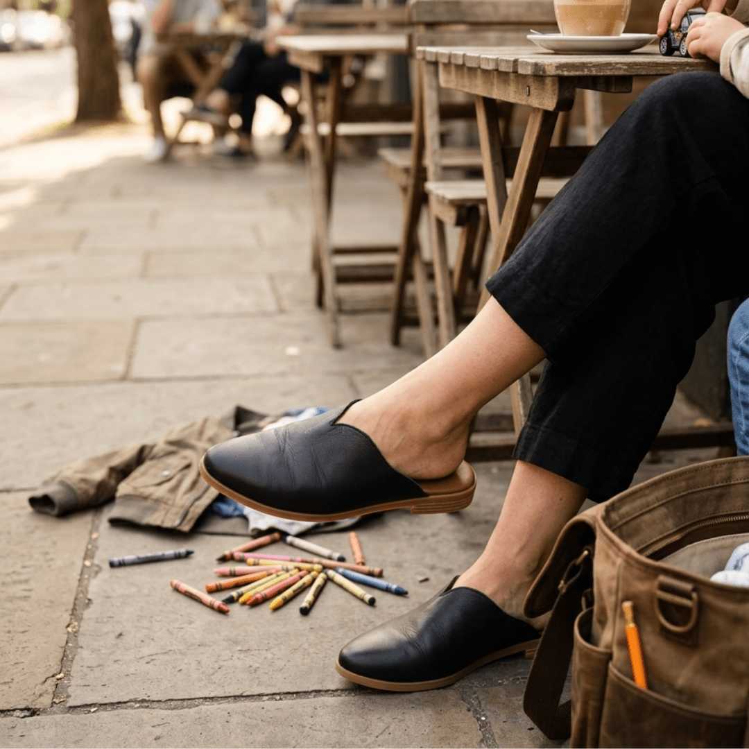 Everyday Leather Mule - SWISH AND SWANK