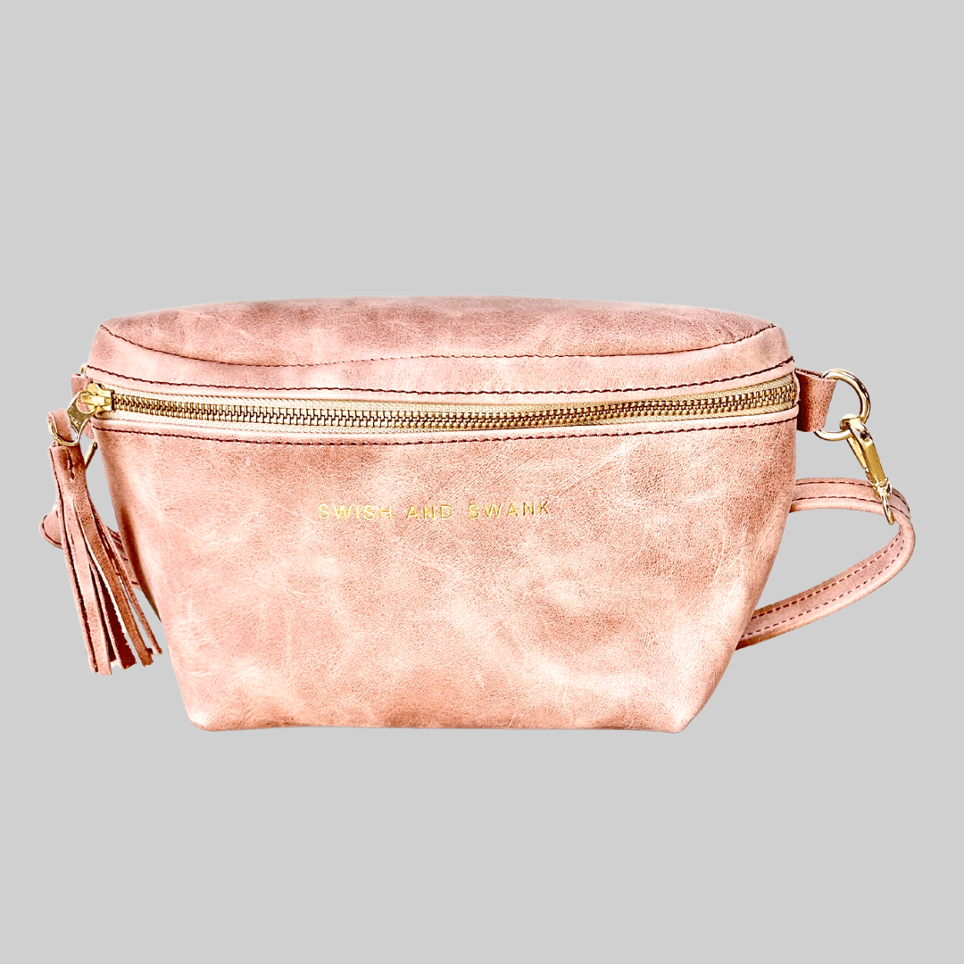 Genuine Leather Belt Bag - SWISH AND SWANK