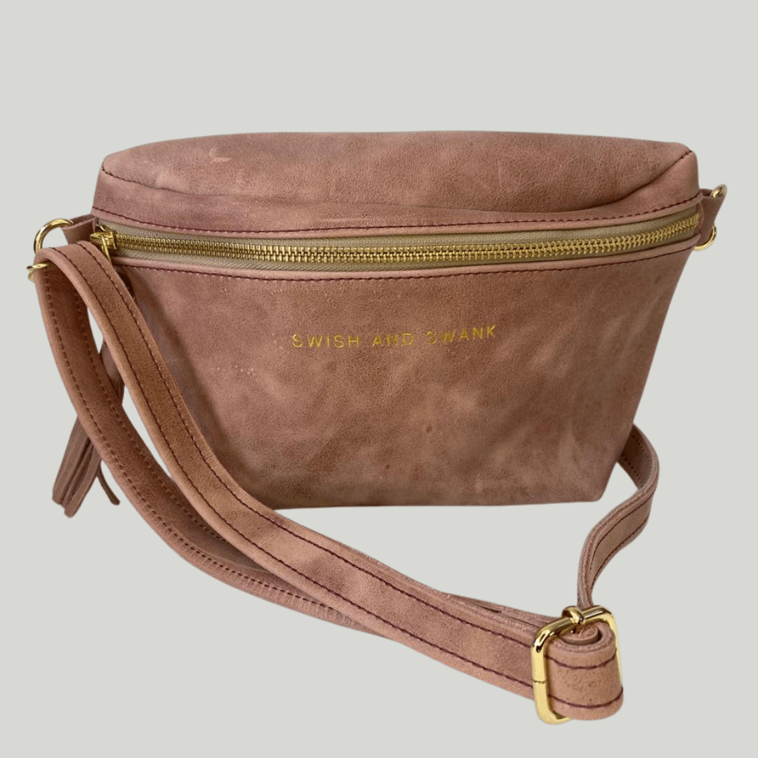 Genuine Leather Belt Bag - SWISH AND SWANK