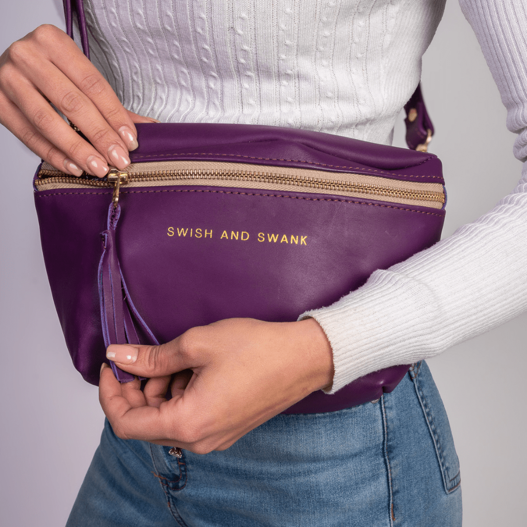 Genuine Leather Belt Bag - SWISH AND SWANK