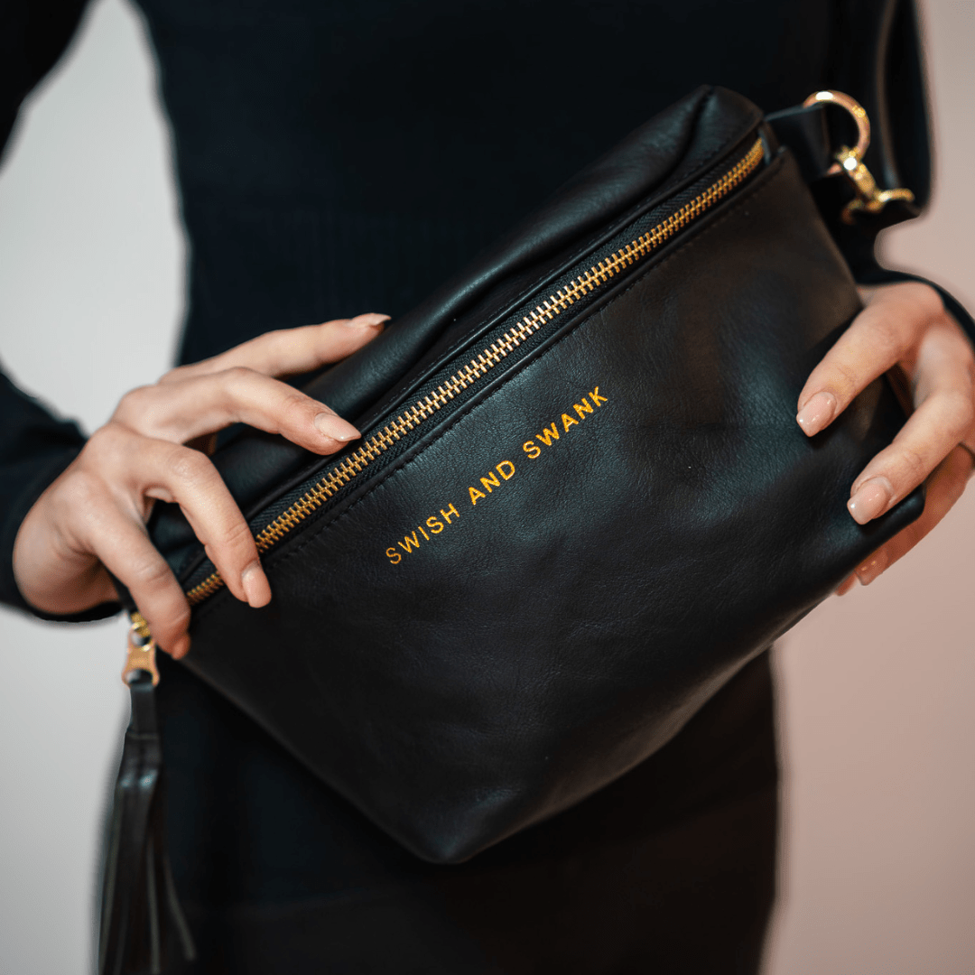 Genuine Leather Belt Bag - SWISH AND SWANK