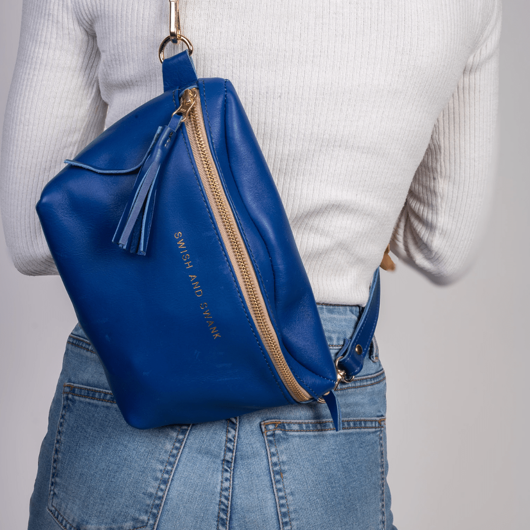 Genuine Leather Belt Bag - SWISH AND SWANK