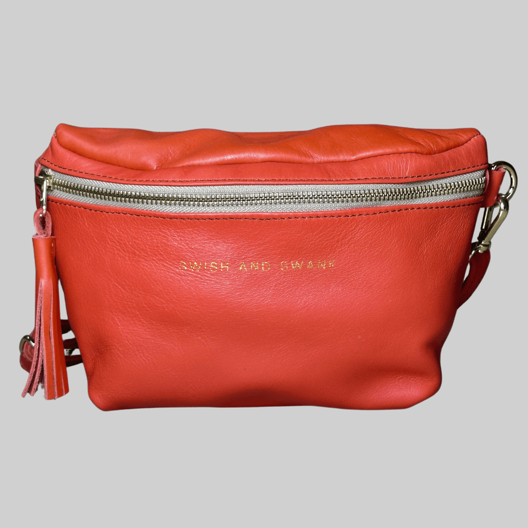Genuine Leather Belt Bag - SWISH AND SWANK