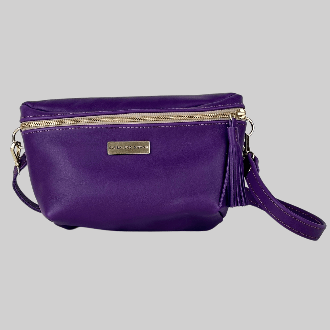 Genuine Leather Belt Bag - SWISH AND SWANK