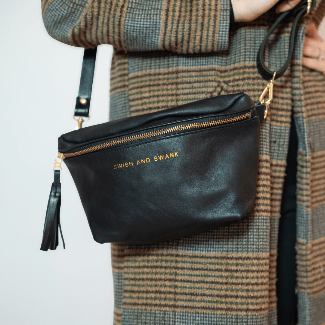 Genuine Leather Belt Bag - SWISH AND SWANK