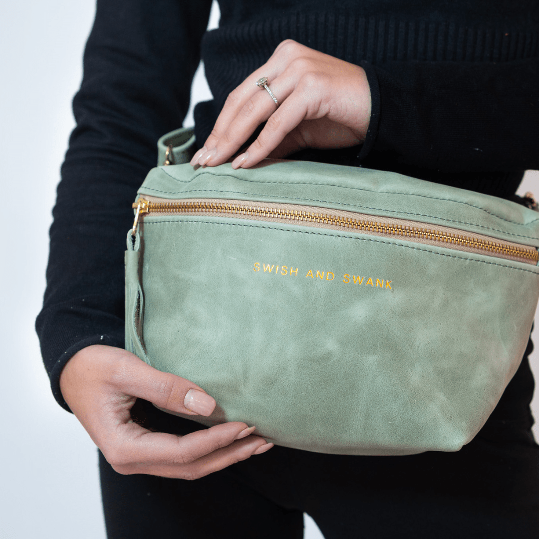 Genuine Leather Belt Bag - SWISH AND SWANK