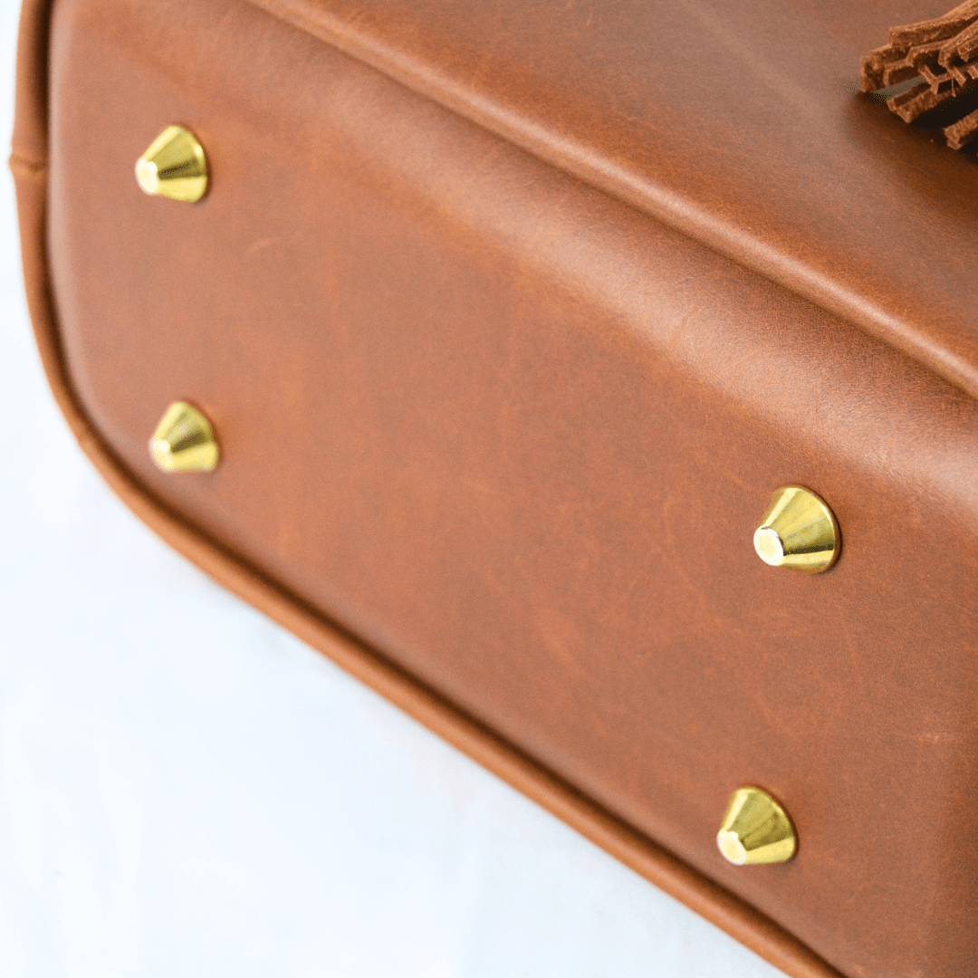 Genuine Leather Drawstring Bag - SWISH AND SWANK