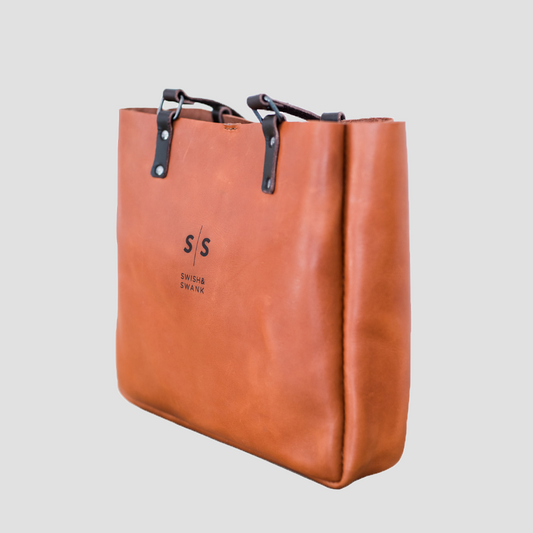 Premium Eve Leather Tote Bag 2.1 - Hazelnut Brown
