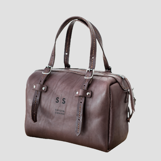 Premium Leather Priscilla Handbag 2.1  Chocolate Brown