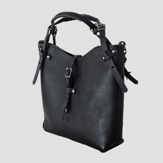 Premium Leather Esther Handbag 2.1 Black