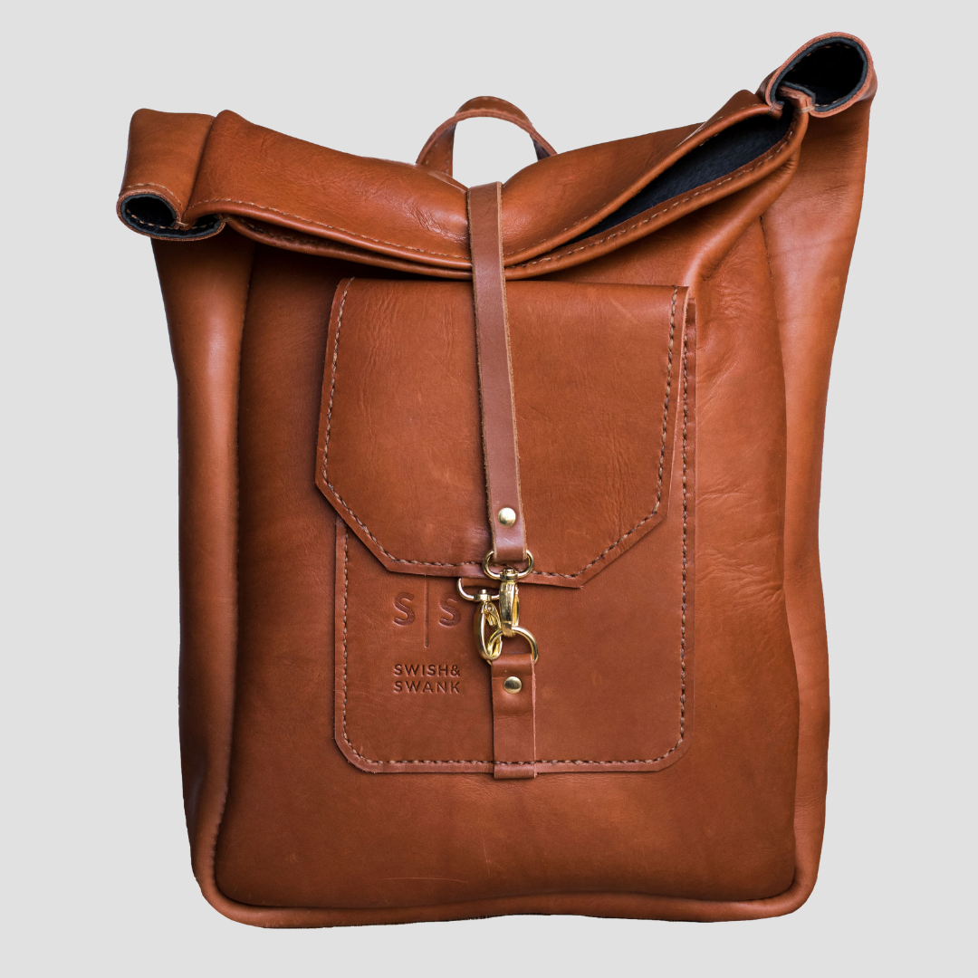 Classic Leather Noah Backpack - Hazelnut